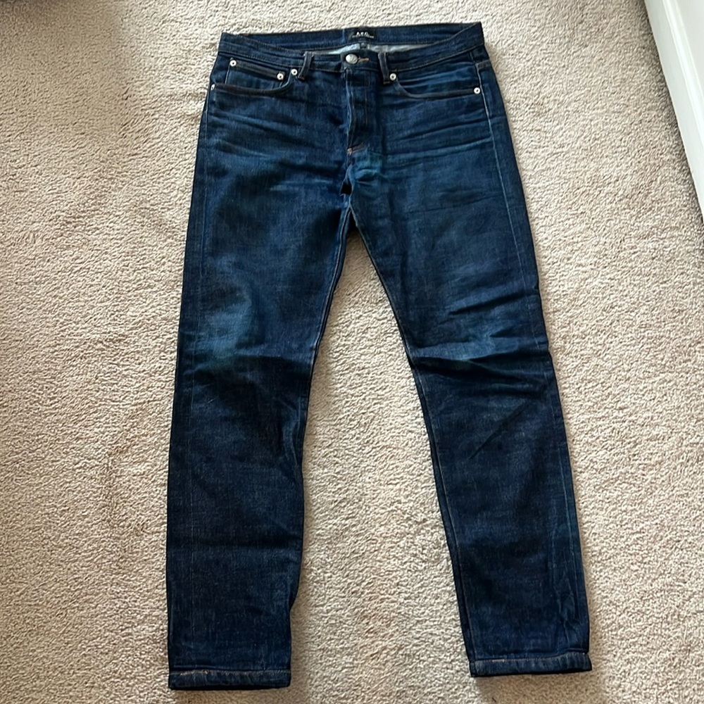 A.P.C. Petit New Standard - Raw Indigo - Size 30